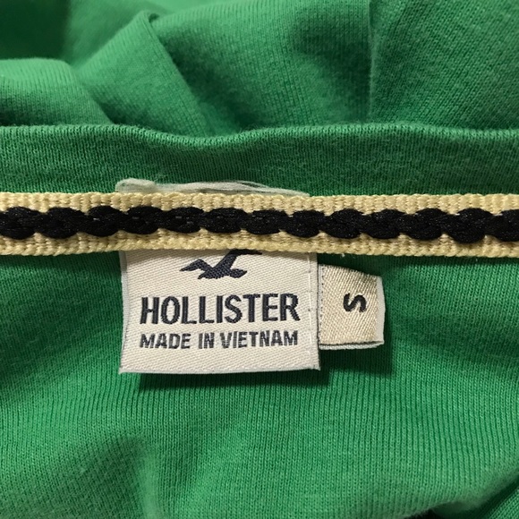 Hollister Girls S Green V-neckline Long Sleeves Pullover Top Blouse - Picture 6 of 14